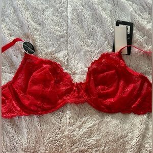 Apt. 9 Red Lace Bra 36D